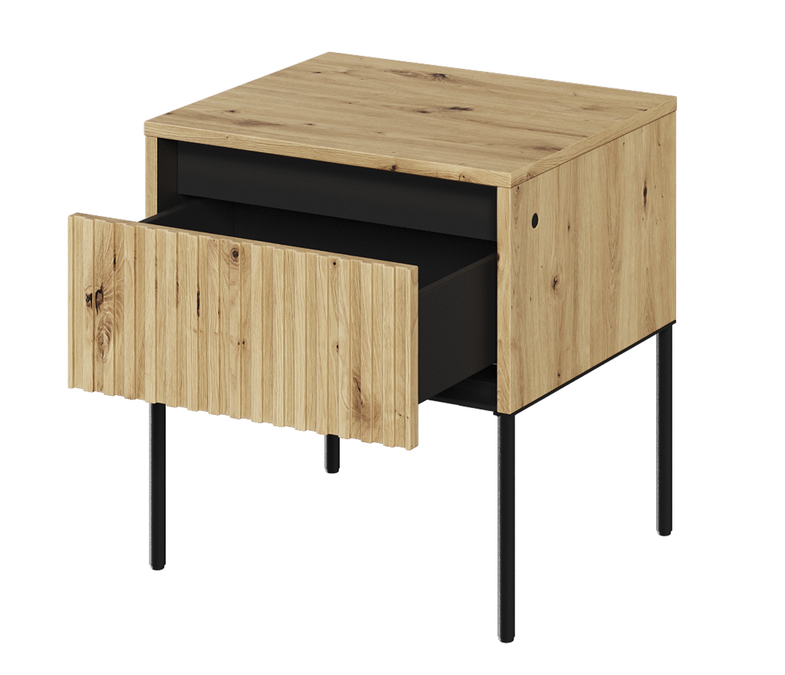 selsey-trend-nachttisch-46-cm-mit-led-artisan-eiche image 2