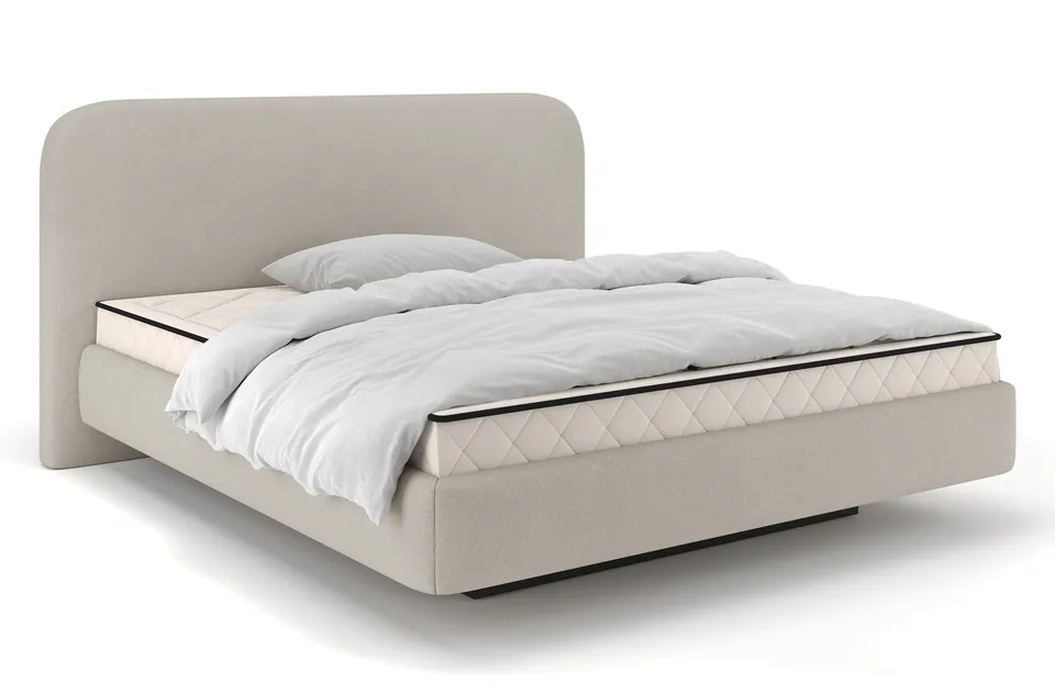 selsey-nellado-gepolstertes-bett-160x200-cm-mit-stauraum-und-matratze-grau-beige image 1