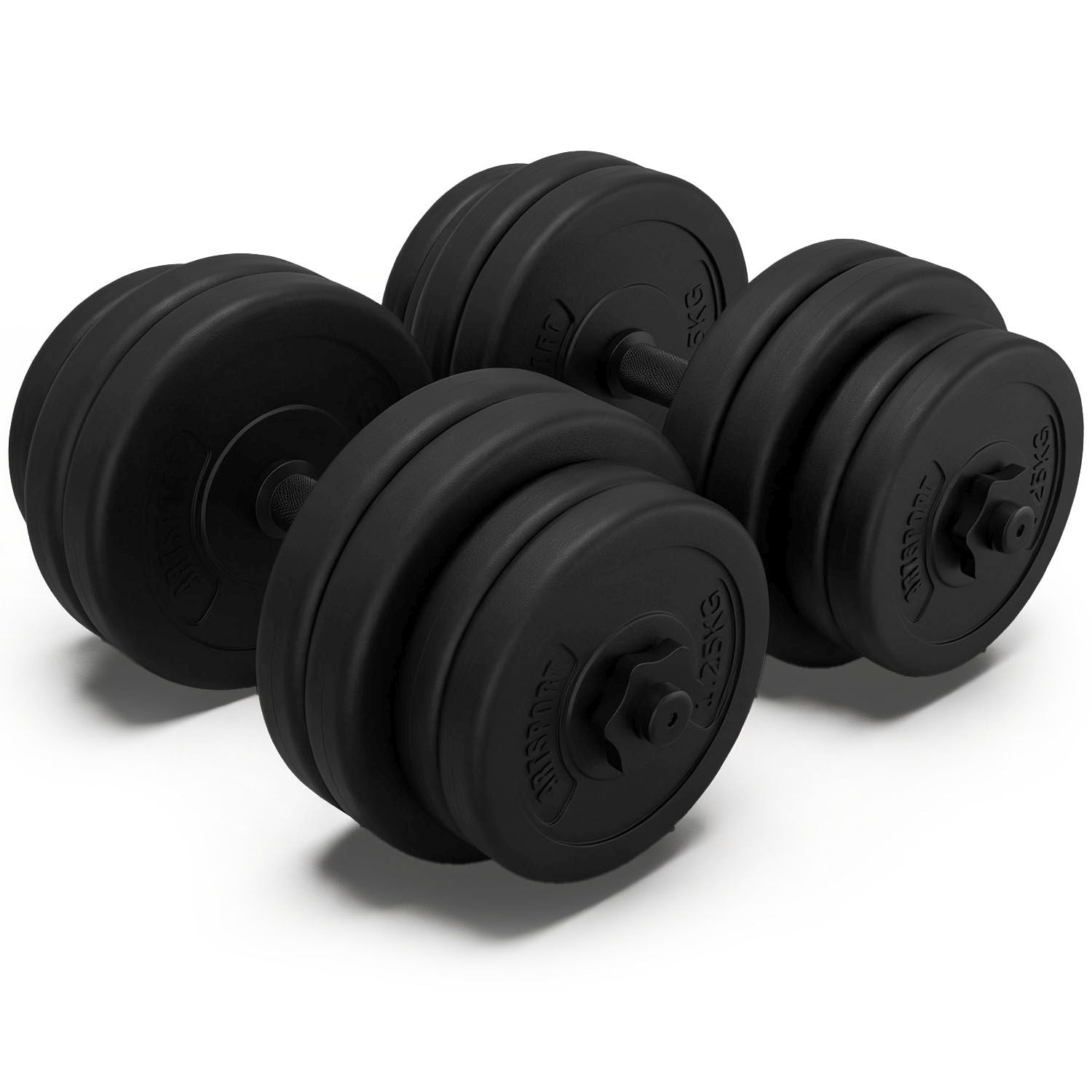 juskys-artsport-hantelset-30-kg-mit-2-kurzhanteln-verstellbar image 1