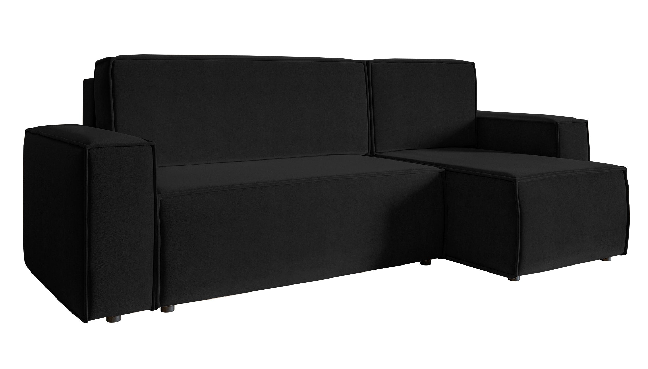 selsey-copertino-ecksofa-mit-schlaffunktion-l-form-stauraum-schwarzer-samt image 1