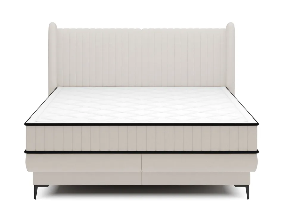 selsey-daliano-kontinentalbett-140x200-cm-mit-stauraum-cremefarbener-samt image 1
