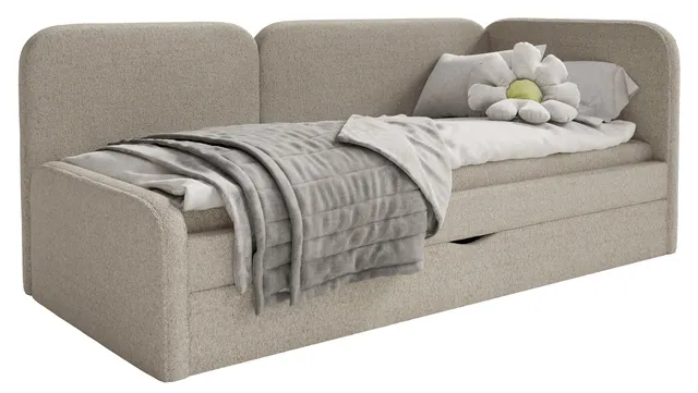 selsey-cuddy-jugendbett-90x200-cm-rechts-mit-matratze-und-stauraum-beige-pl-sch- image 1