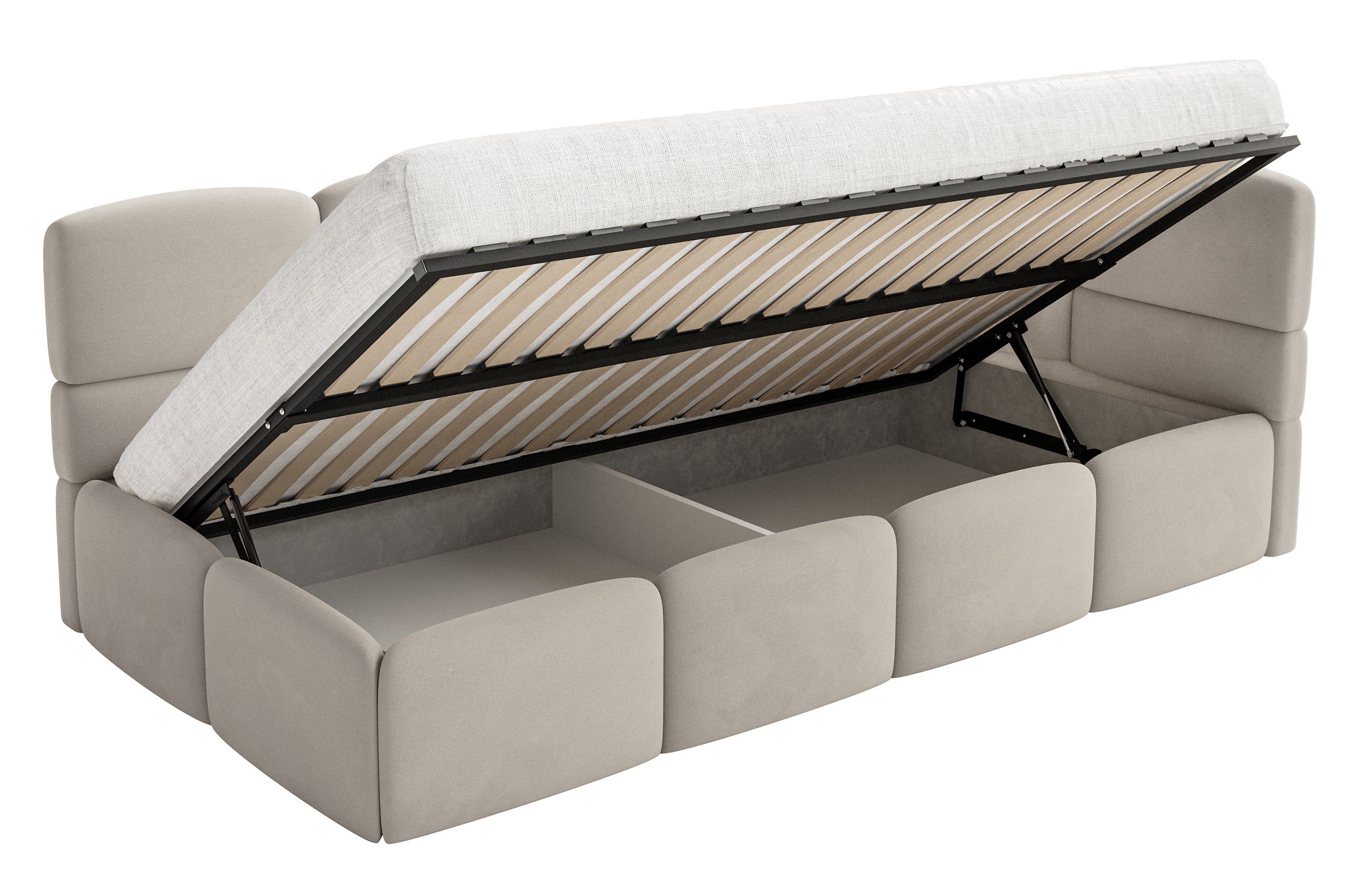 selsey-cloudy-jugendbett-120x200-cm-rechtsseitig-mit-stauraum-hellbeiger-velours image 3