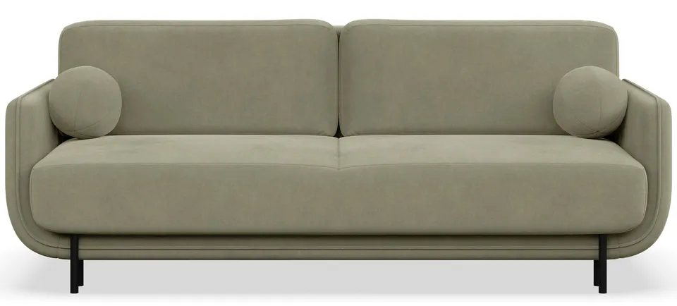 selsey-ovals-drei-sitzer-schlafsofa-salbeigr-ner-samtvelours image 1