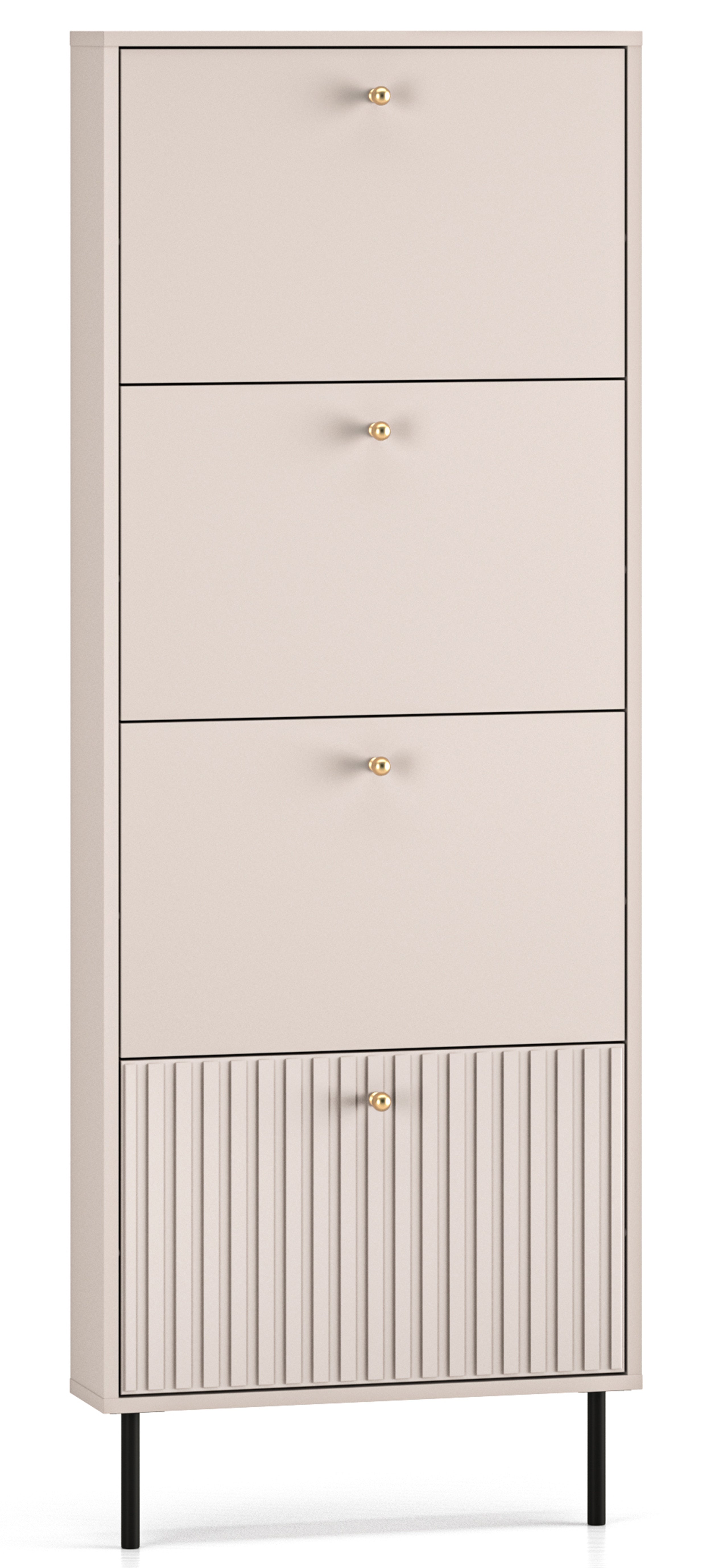 selsey-caletto-schuhschrank-60-cm-mit-4-klappen-kaschmir image 1