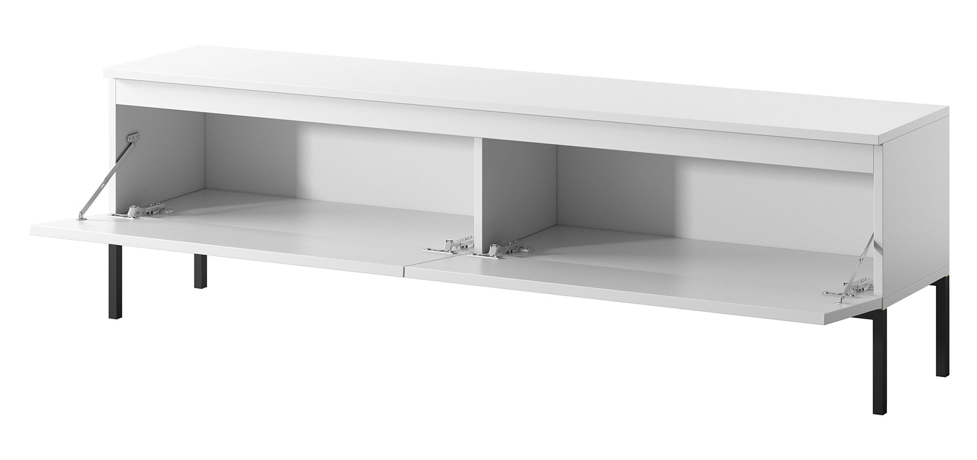 selsey-bemmi-tv-schrank-150-cm-wei-mit-schwarzen-beinen image 6