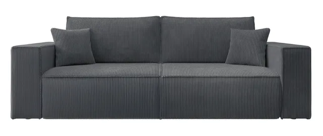 selsey-farese-3-sitzer-schlafsofa-ausklappbar-mit-stauraum-grauer-cord image 1