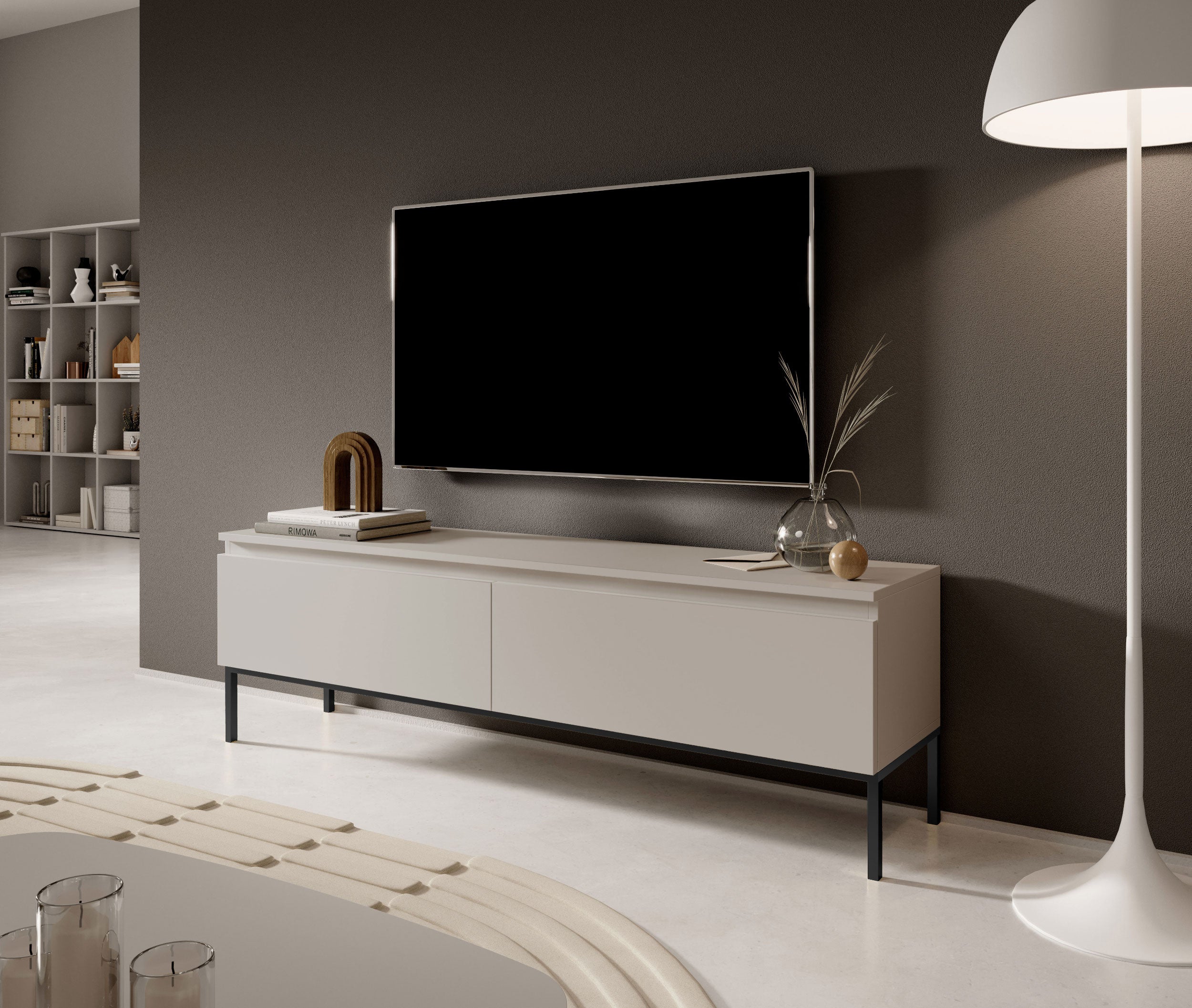 selsey-bemmi-tv-schrank-150-cm-kaschmir-mit-eiche-beige image 2