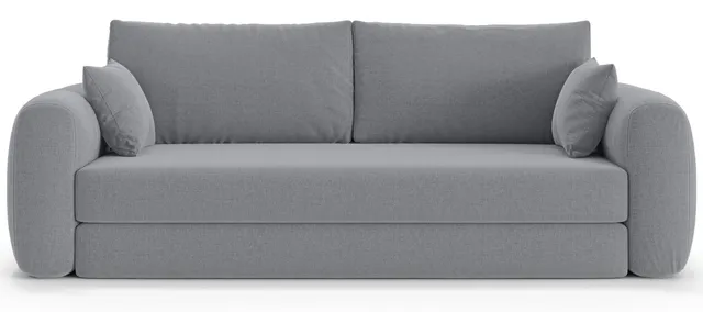 selsey-velera-3-sitzer-sofa-ausklappbar-grau-flechtstoff image 1