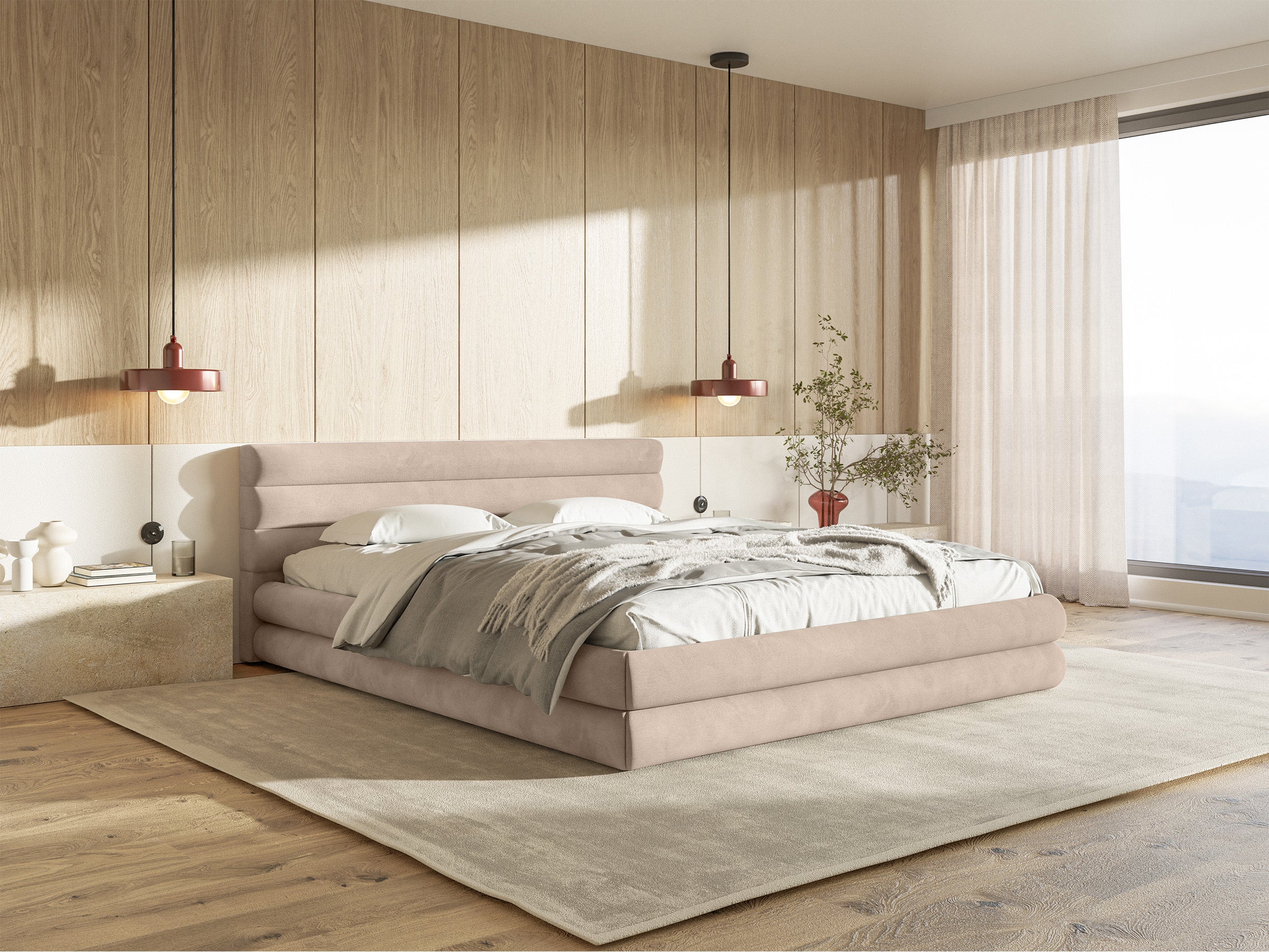 selsey-alegre-polsterbett-160x200-cm-mit-bettkasten-beige-velours image 2