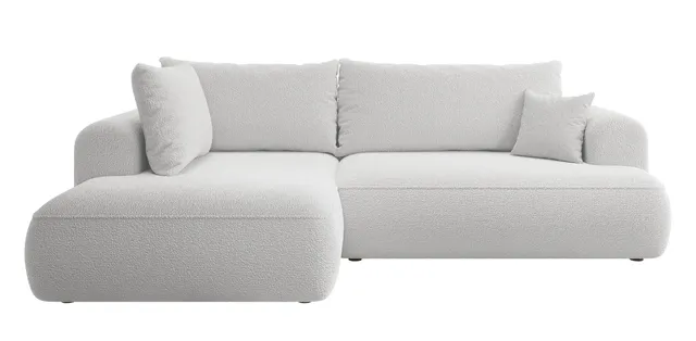 selsey-ovo-ecksofa-l-f-rmig-mit-schlaffunktion-und-stauraum-grauer-boucl-linksse image 1