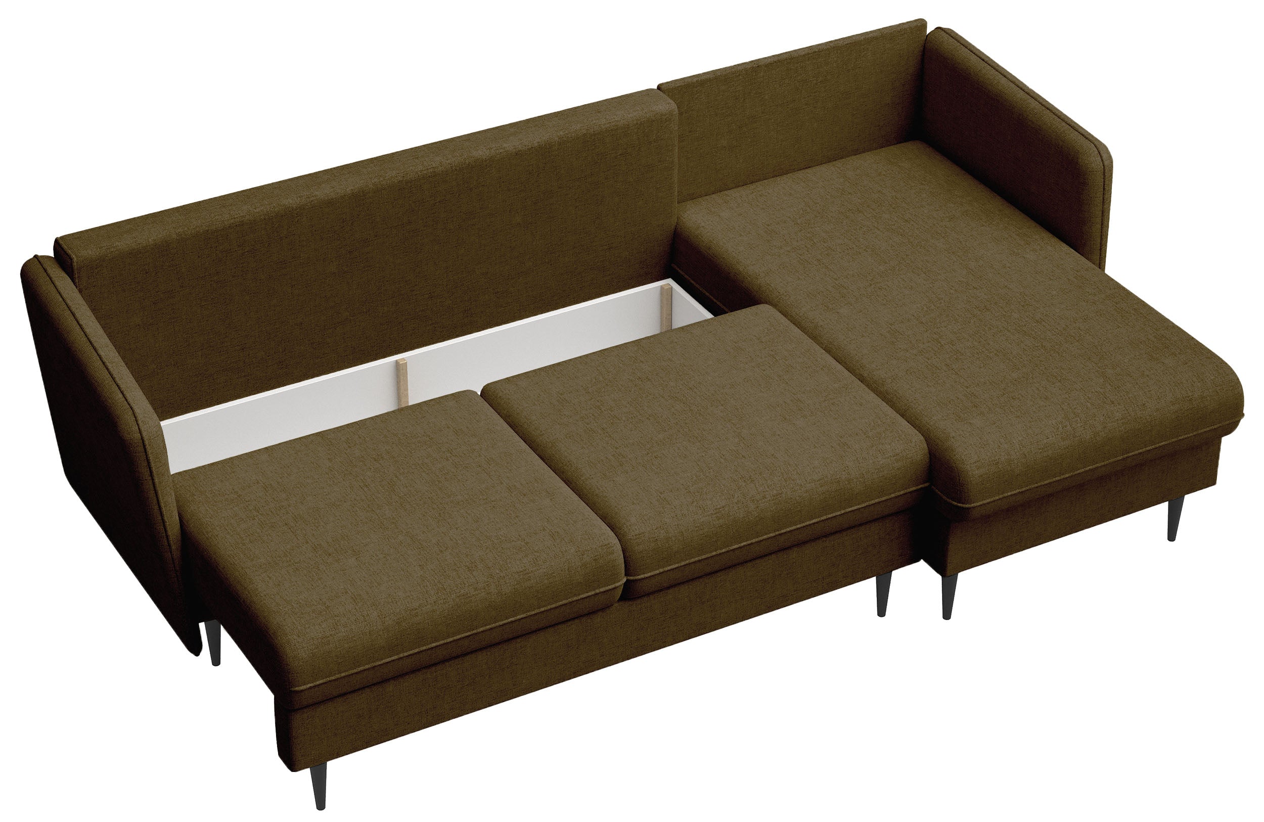 selsey-volio-ecksofa-mit-schlaffunktion-l-f-rmig-olivgr-ner-chenille-stoff-schwa image 5