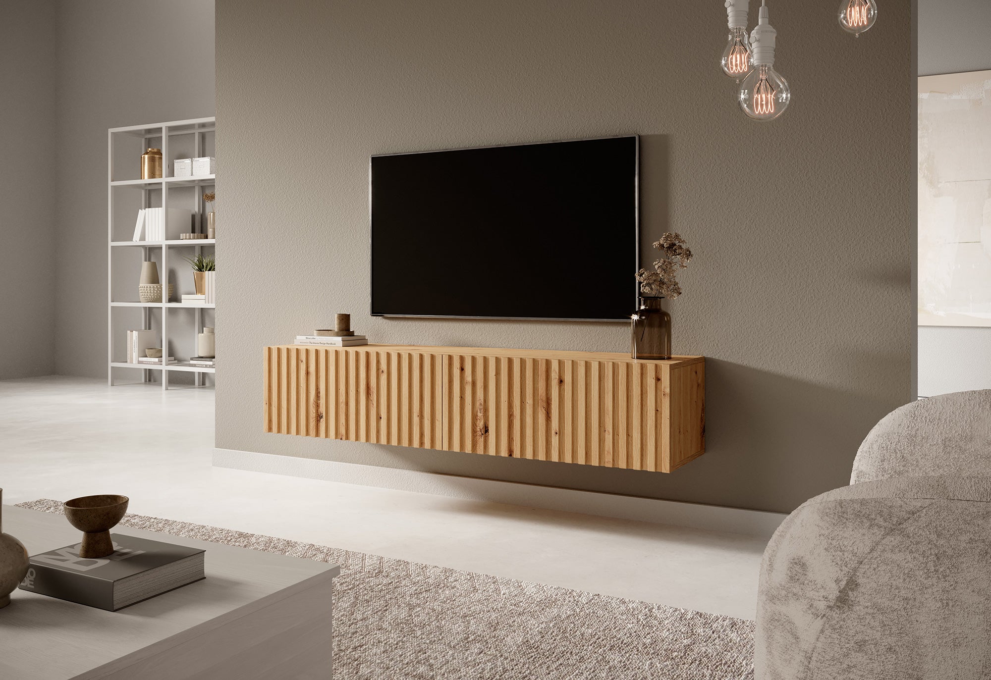 selsey-telire-tv-schrank-138-6-cm-artisan-eiche-mit-lamellen image 5