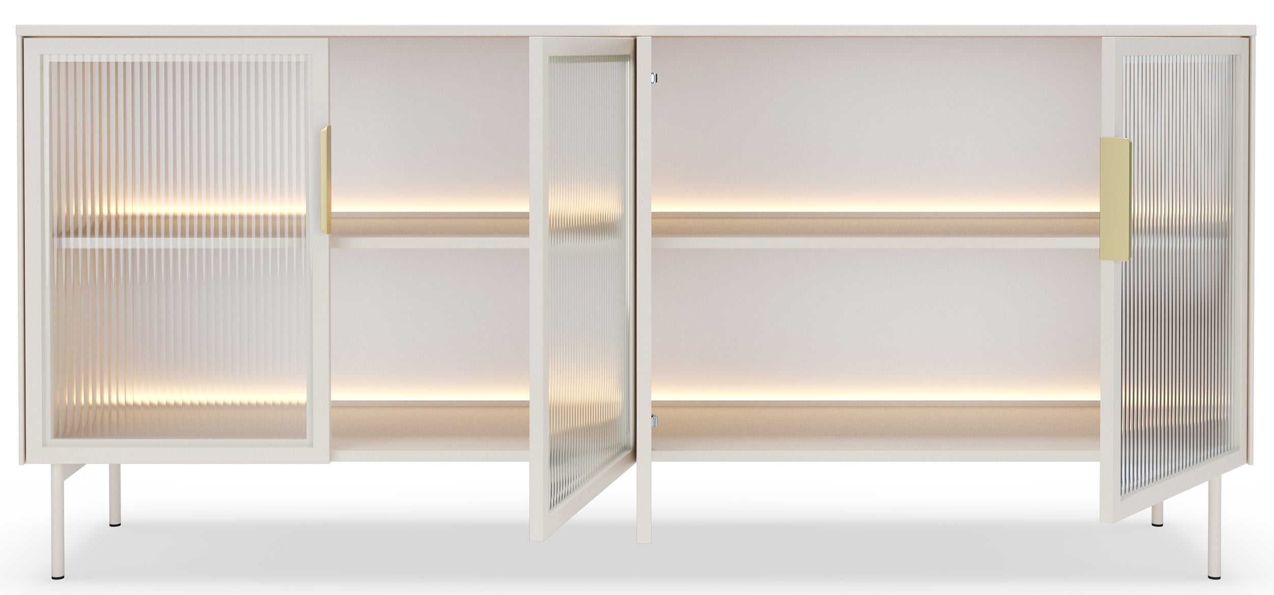 selsey-lumi-vierteilige-glaskommode-vitrine-mit-led-181-cm-kaschmir image 6