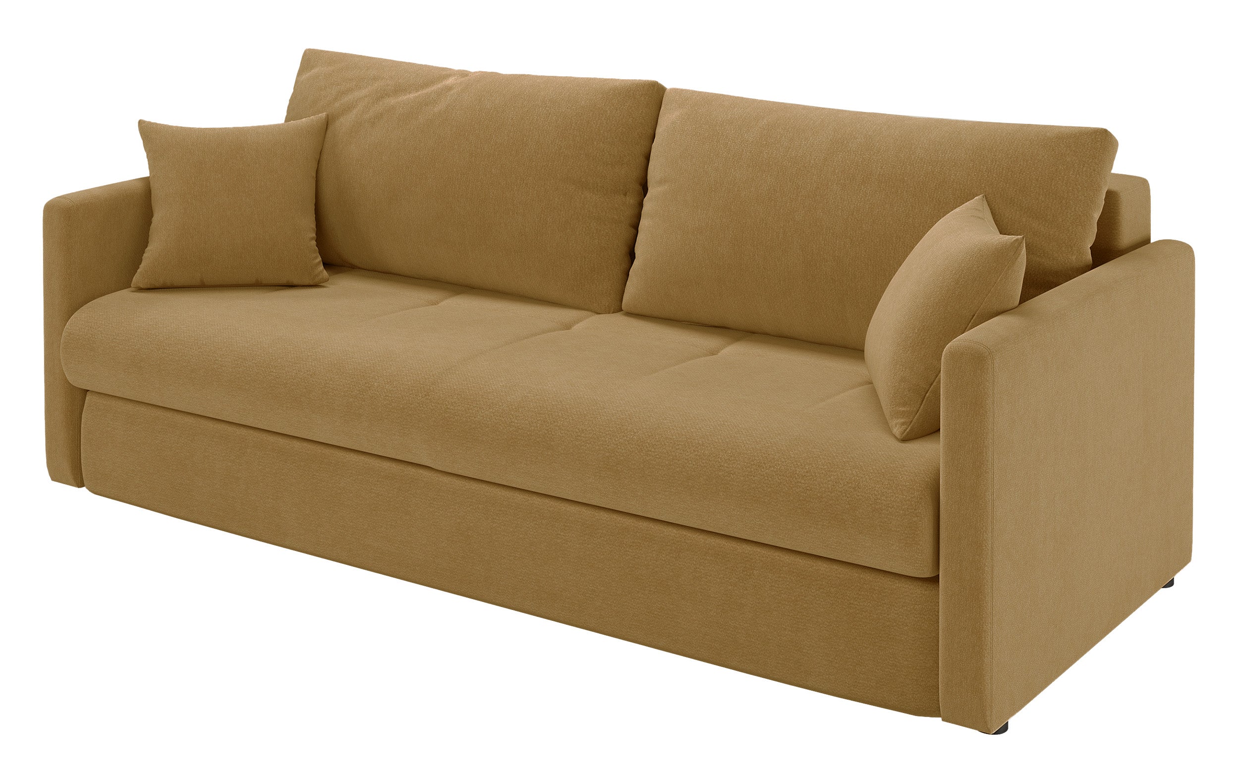 selsey-lorro-3-sitzer-schlafsofa-mit-stauraum-senfgelber-chenillestoff image 5