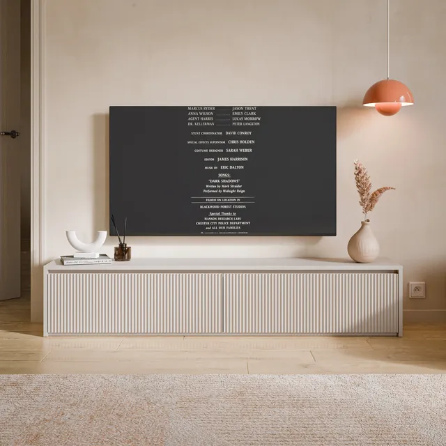 selsey-vemmi-180-cm-tv-schrank-zweit-rig-mit-geriffelter-kaschmir-front image 1