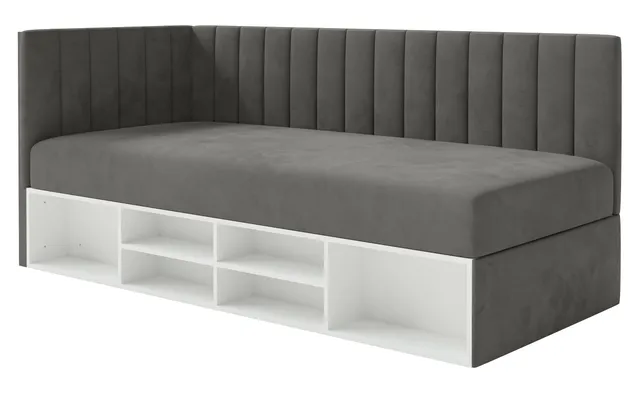 selsey-ventrio-jugendbett-90x200-cm-linksseitig-mit-bettkasten-und-regalen-dunke image 1