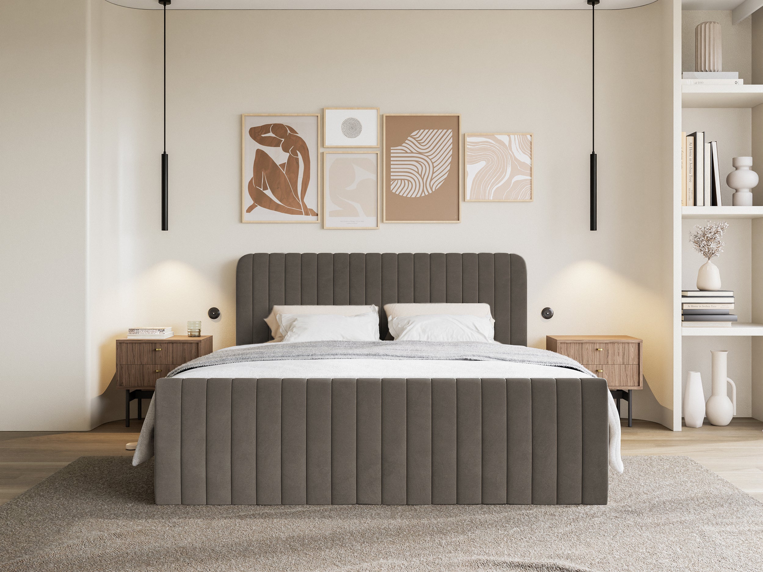 selsey-saliano-kontinentalbett-140x200-cm-mit-stauraum-und-topper-brauner-samt image 3