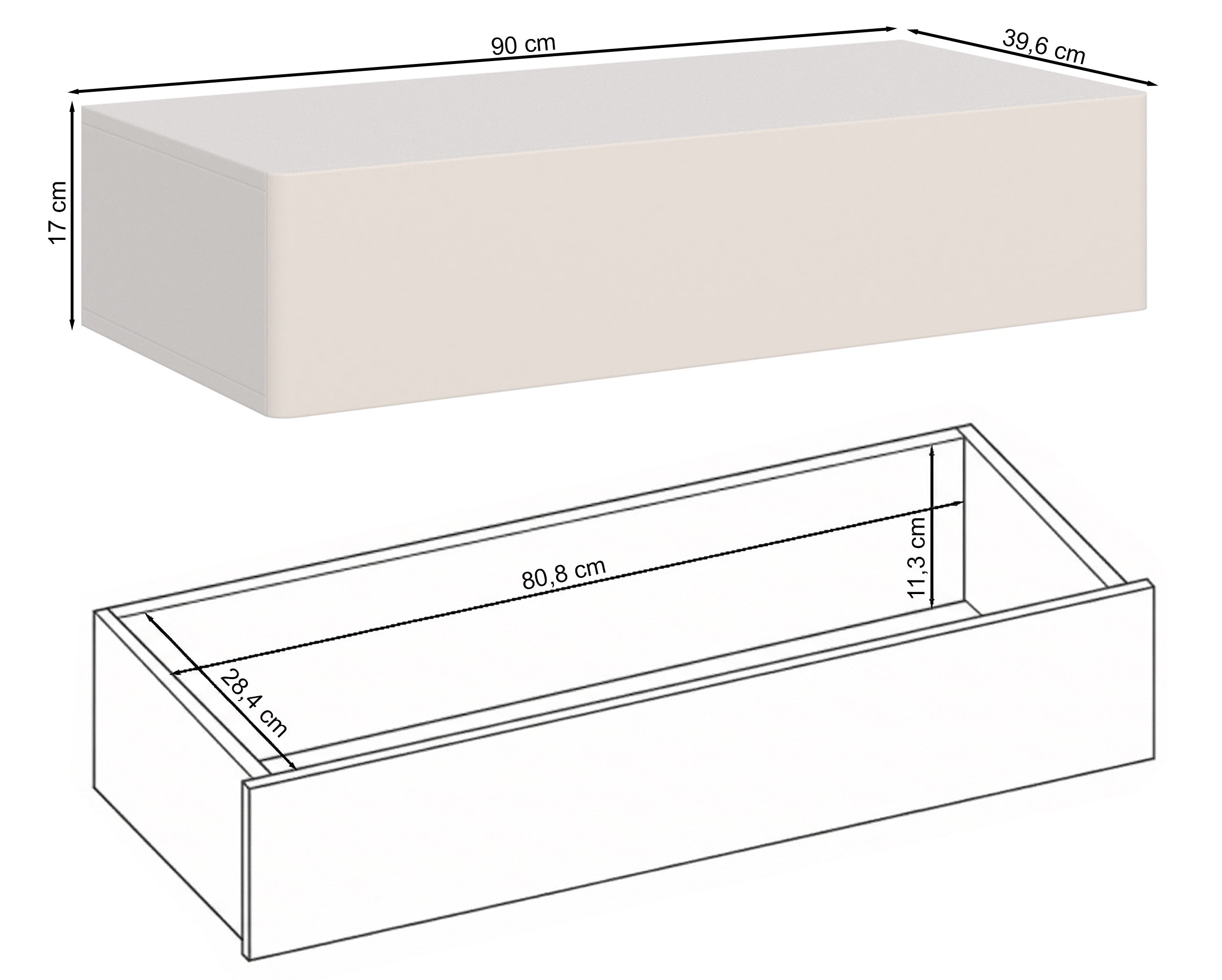 selsey-olio-h-ngekonsole-mit-schublade-90-cm-wei image 5