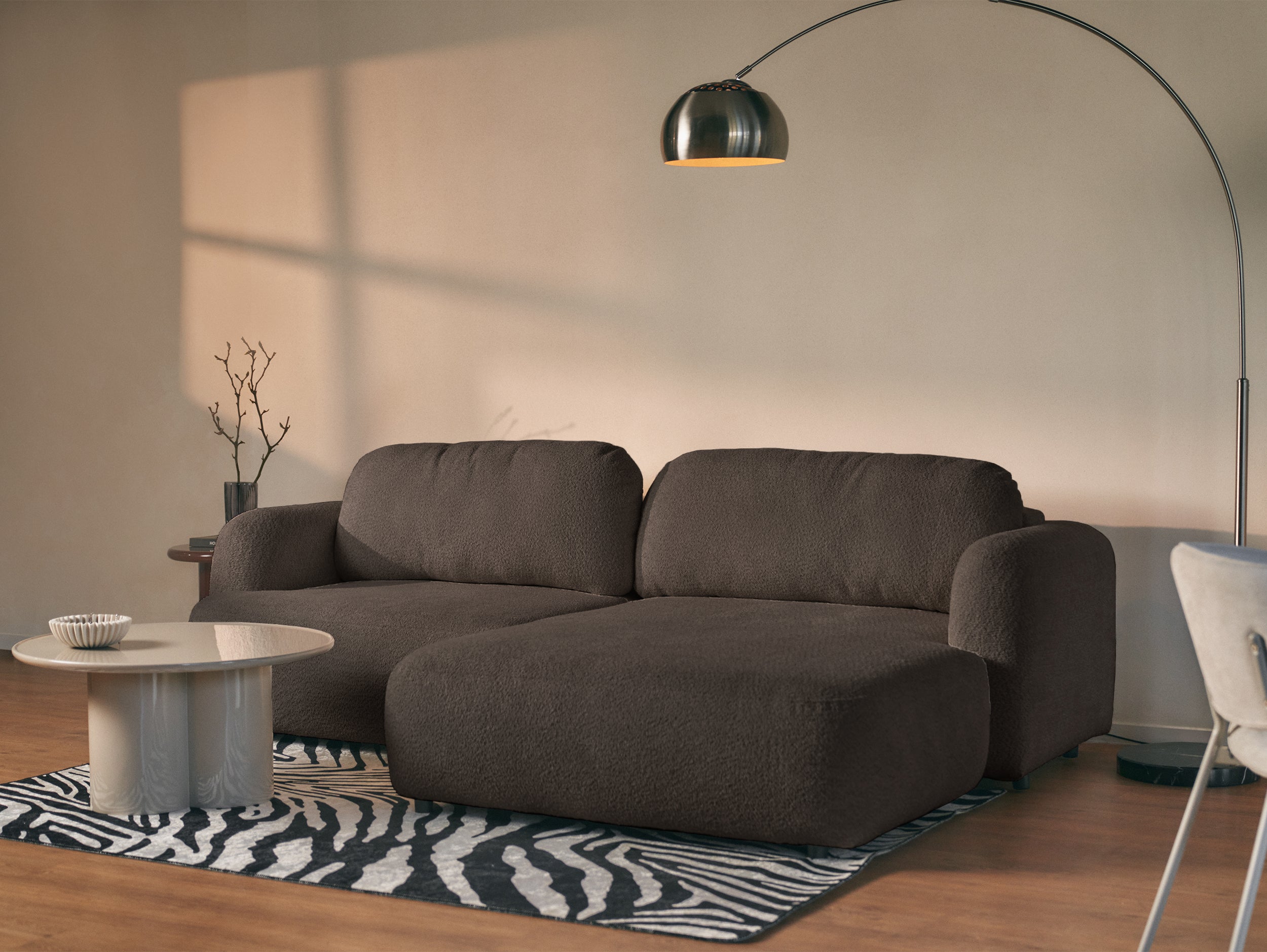 selsey-tvoya-ecksofa-l-rechts-mit-schlaffunktion-braunes-boucl image 7