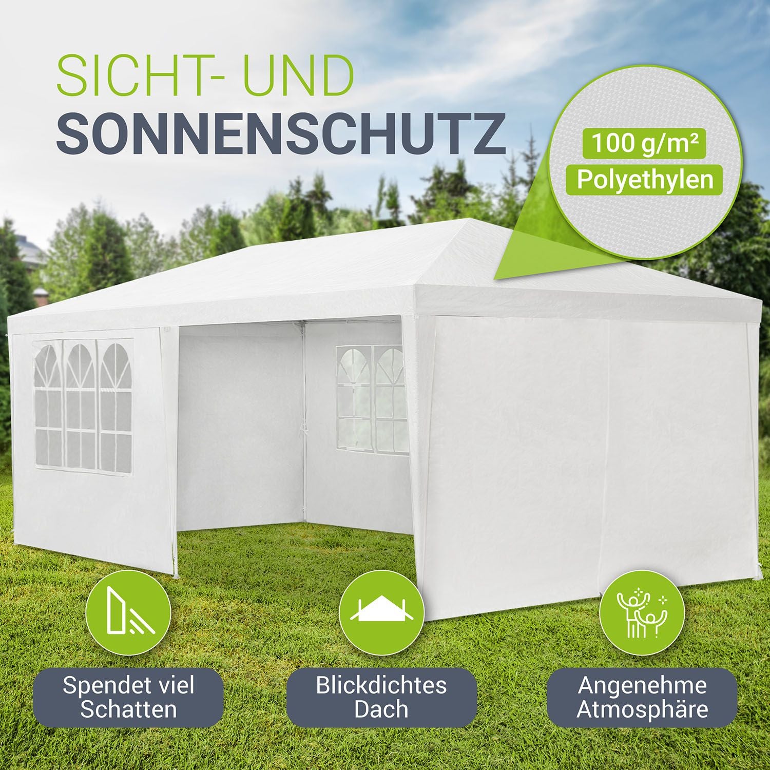 juskys-partyzelt-3x6-m-wei-mit-seitenteilen image 3