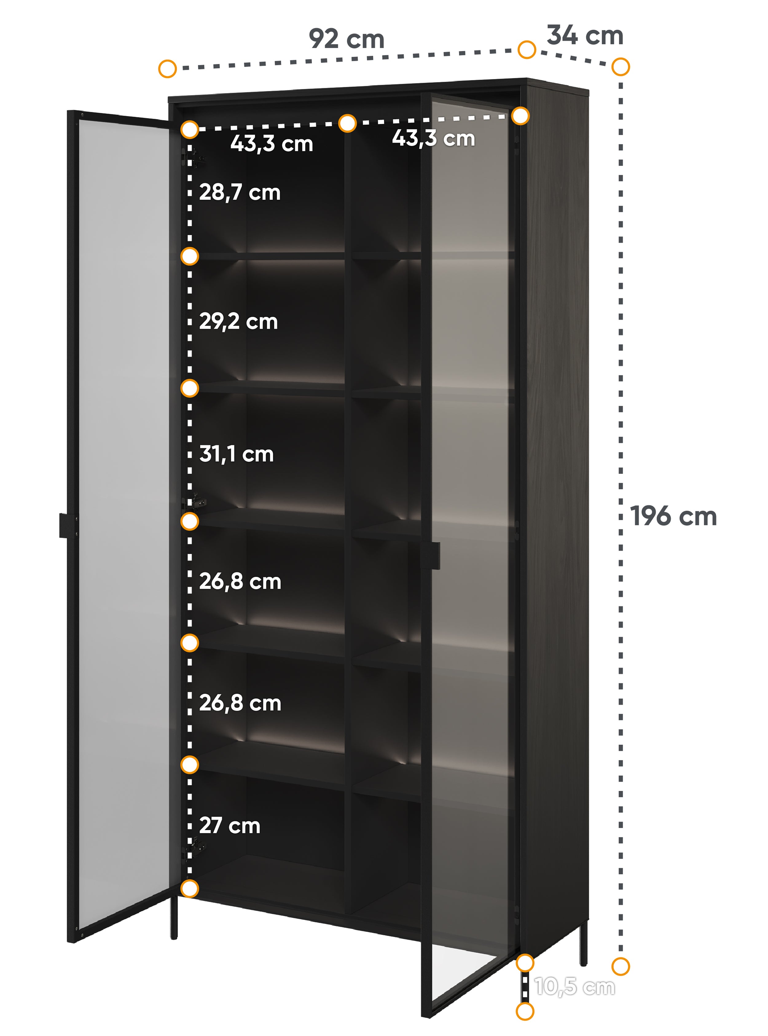 selsey-trend-zweifl-geliger-schrank-vitrine-92-cm-schwarz-mit-led image 4