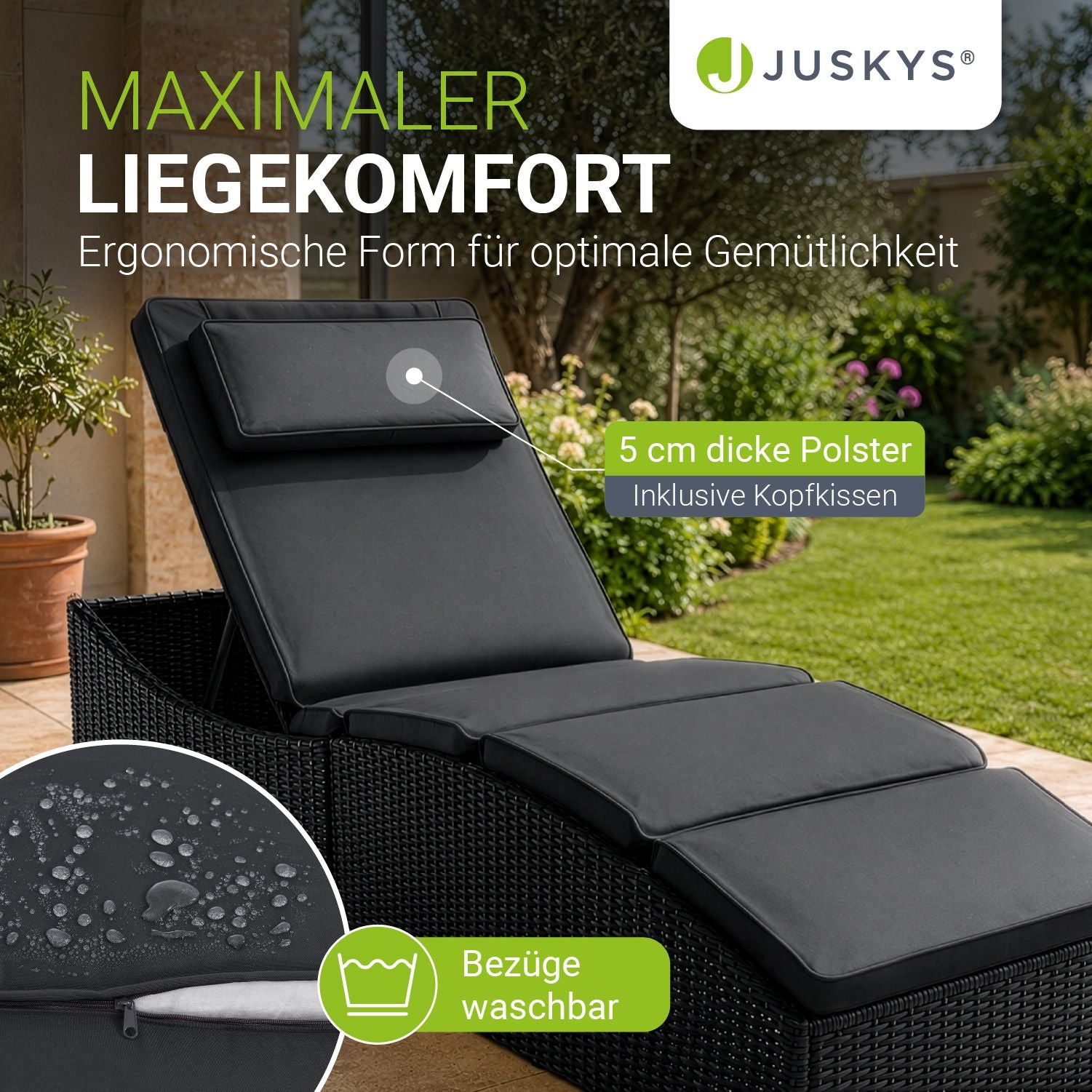 juskys-sonnenliege-lamia-polyrattan-faltbar-mit-auflage-verstellbar image 4
