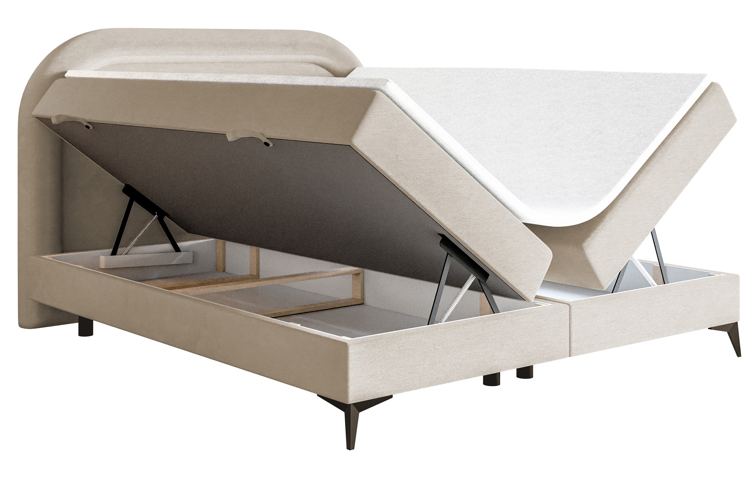 selsey-loreo-kontinentalbett-160x200-cm-mit-topper-und-stauraum-grau-beiger-velo image 5