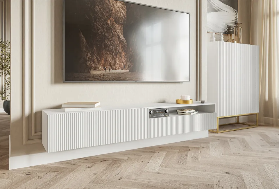 selsey-veldio-tv-schrank-h-ngend-175-cm-wei-mit-gefr-ster-front-und-nische image 1