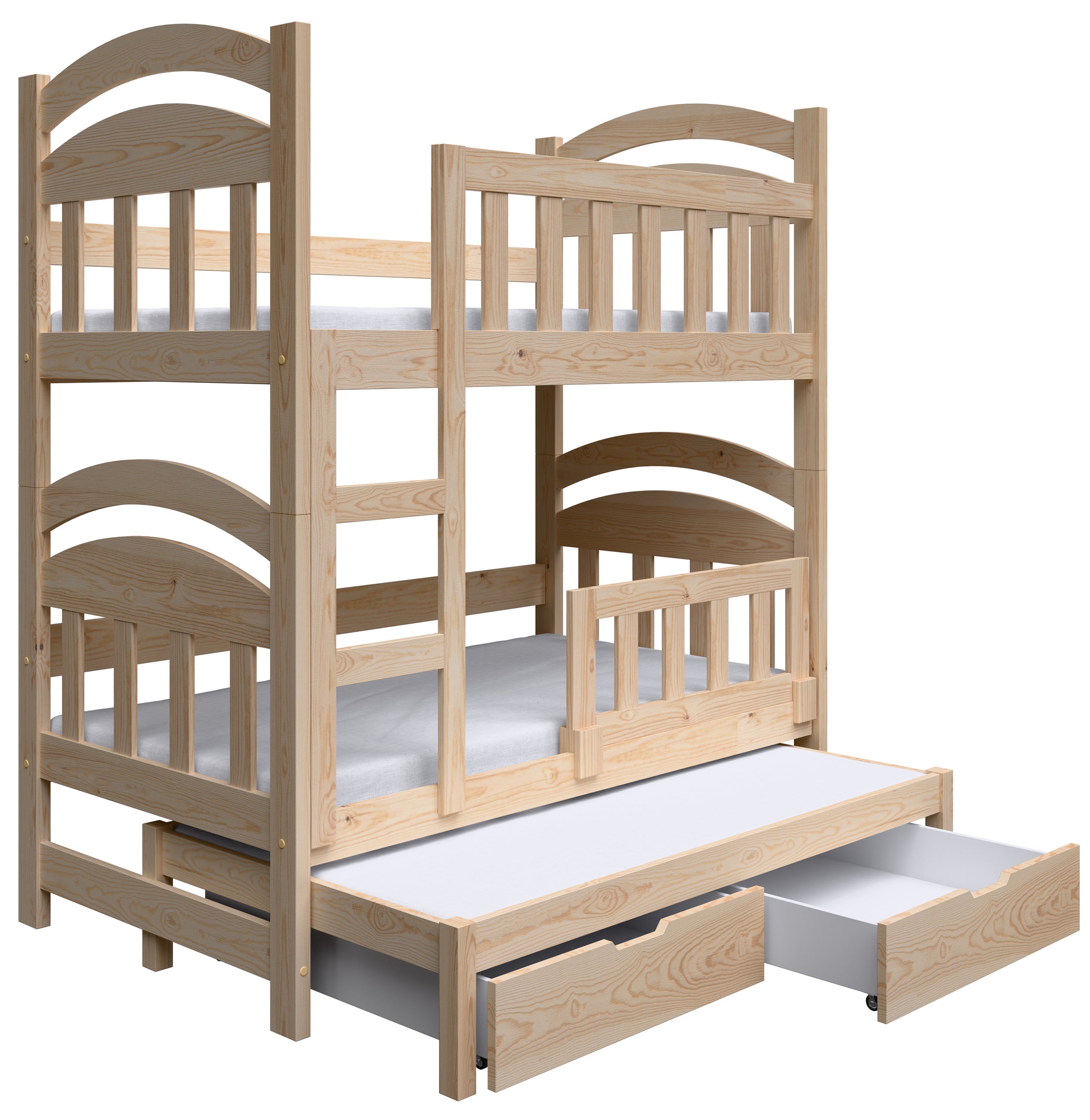 selsey-dopio-etagenbett-75x180-cm-dreist-ckig-mit-matratzen-schubladen-kiefer image 1