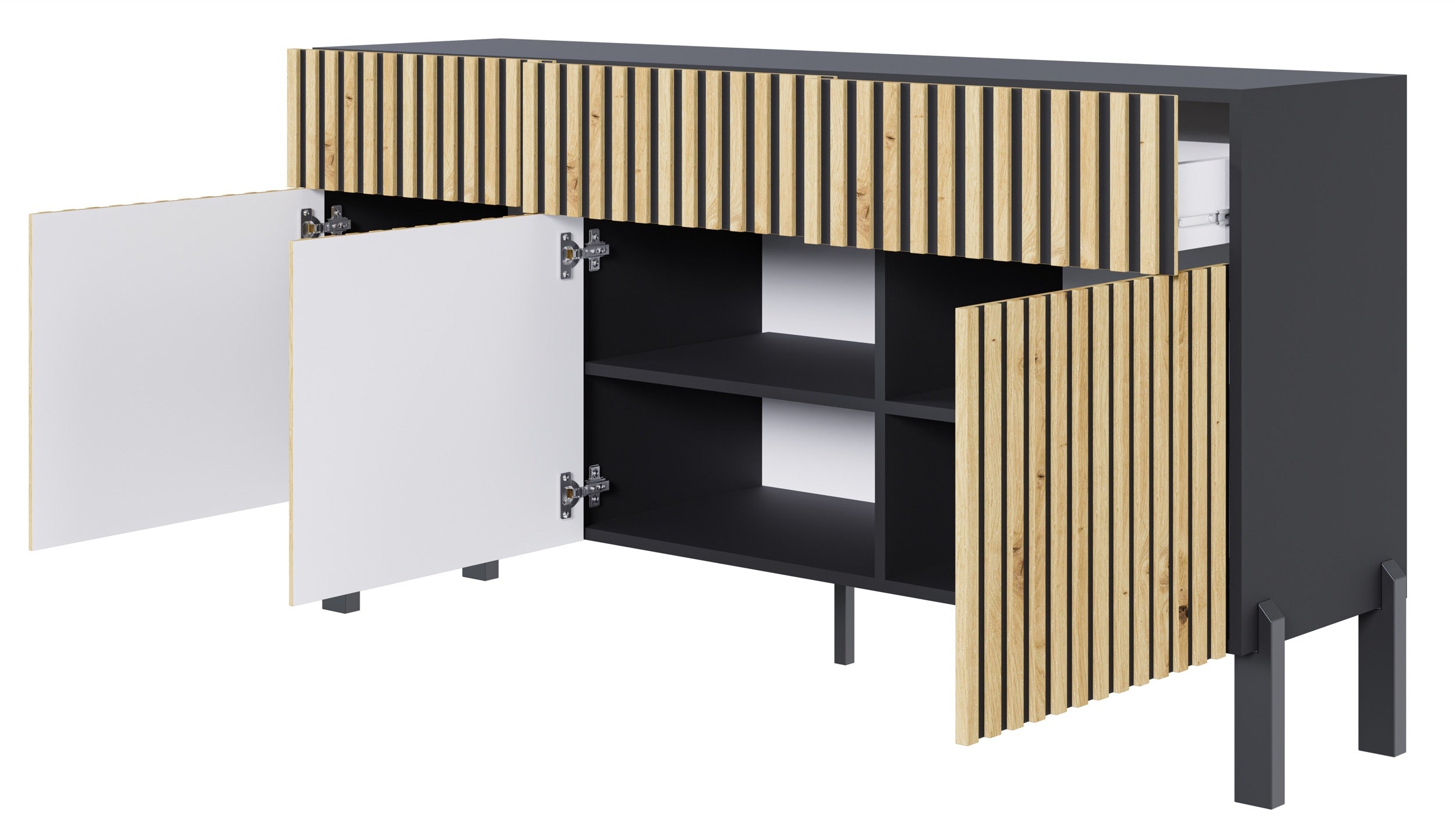 selsey-telire-dreht-r-kommode-154-cm-schwarz-artisan-eiche image 7