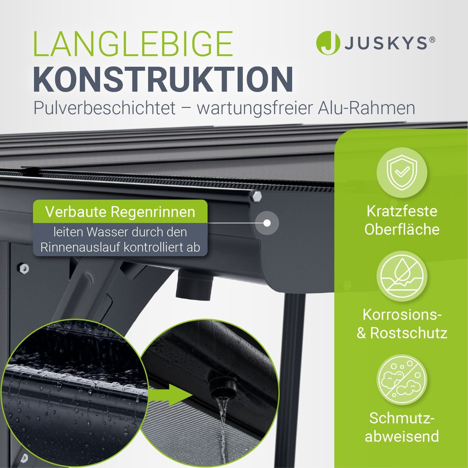 juskys-carport-5x3-m-mit-flachdach-alu-unterstand-diverse-modelle image 3