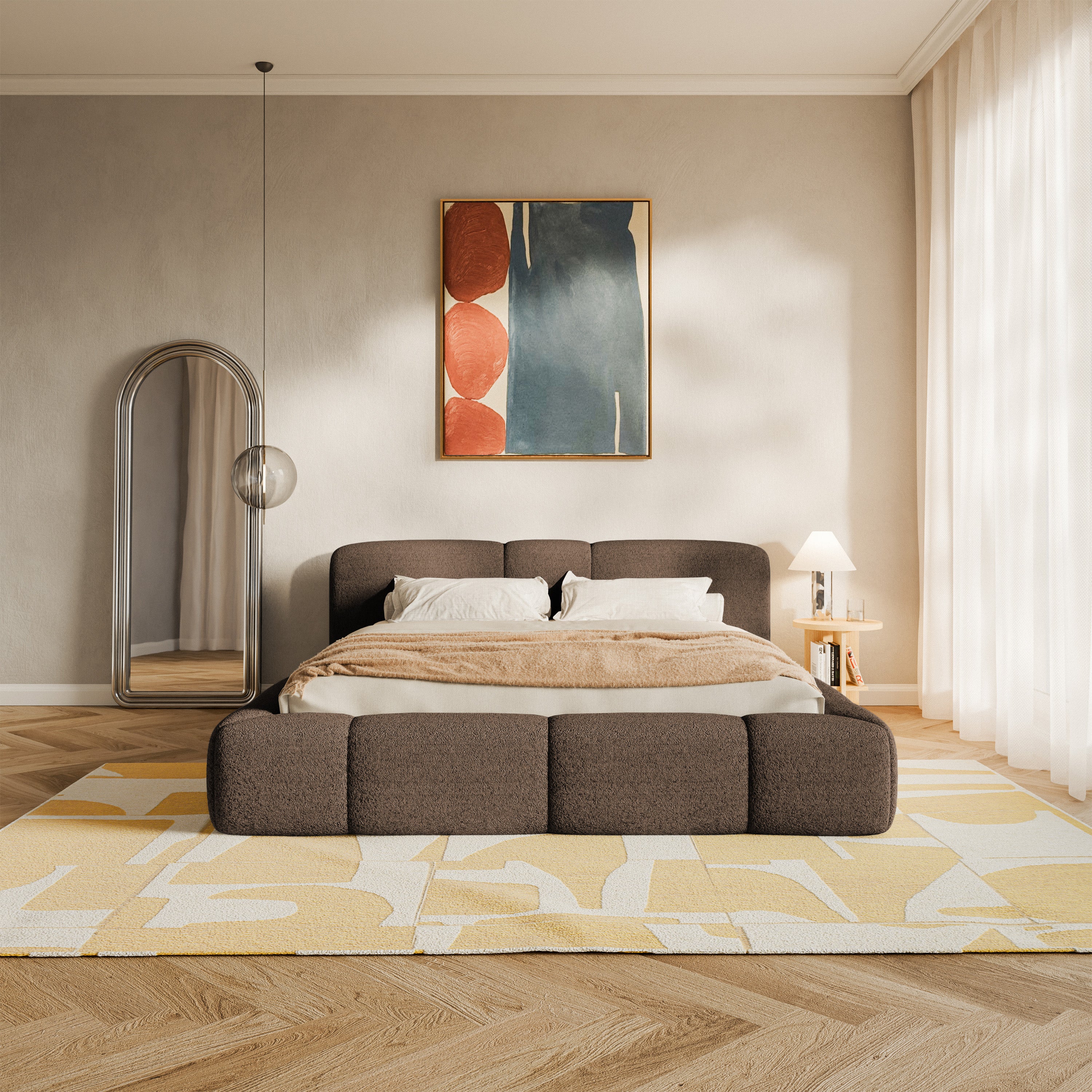 selsey-bowia-gepolstertes-bett-160x200-cm-mit-stauraum-hellbrauner-pl-sch image 3