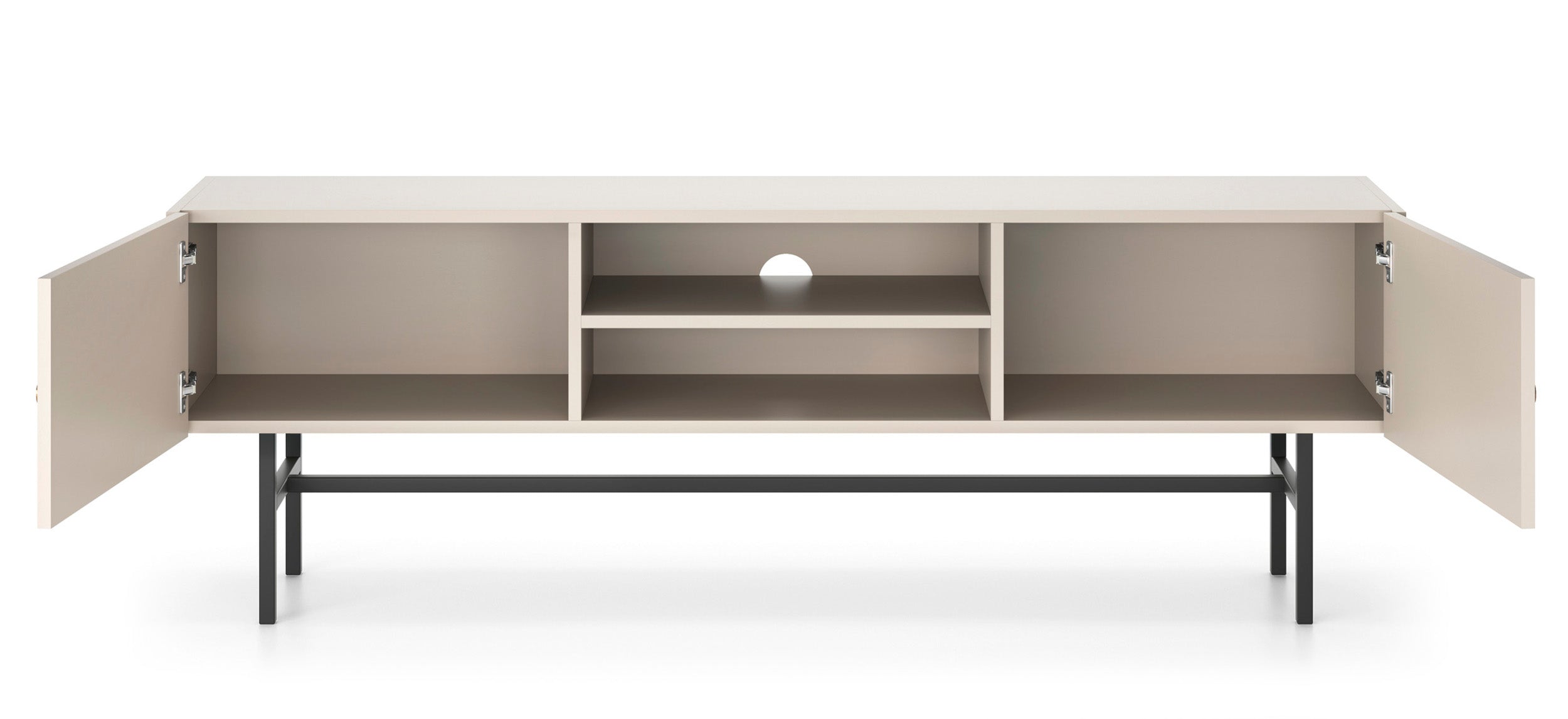 selsey-divenos-tv-schrank-zweifl-gelig-155-cm-mit-nischen-grau-beige image 5