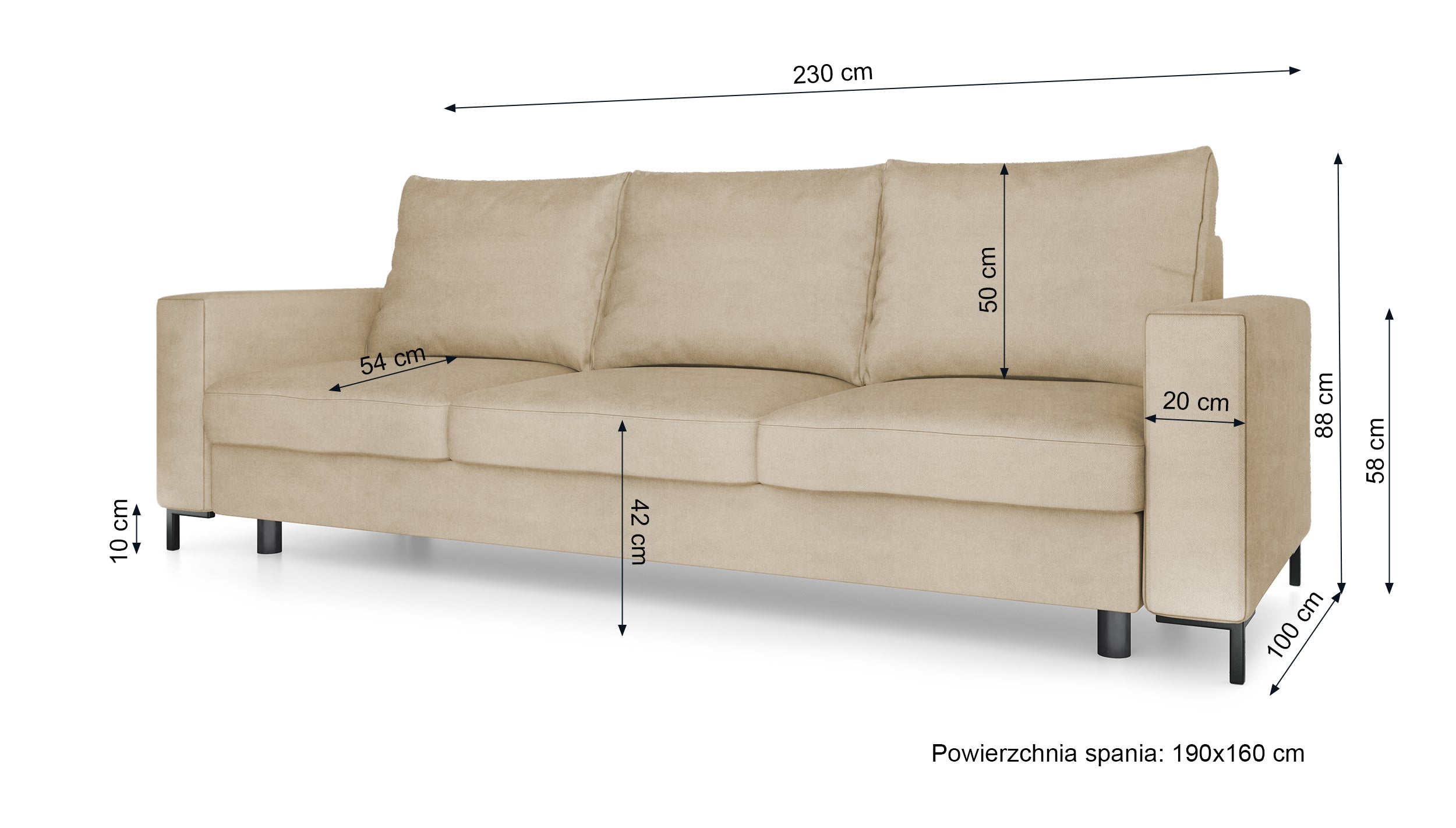 selsey-mokpeo-dreisitziges-ausklappbares-sofa-mit-stauraum-beige-samtstoff image 8