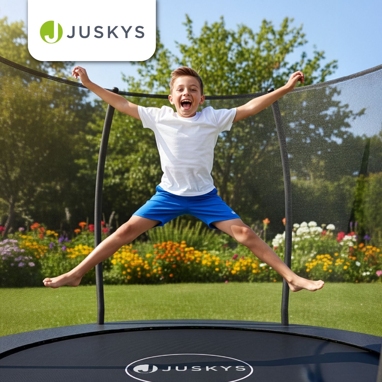juskys-outdoor-trampolin-skybounce-s-schwarz-anthrazit-mit-sicherheitsnetz image 7