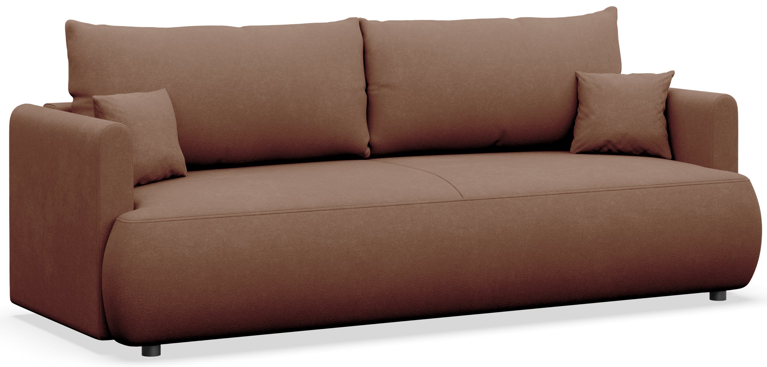 selsey-ovo-mini-3-sitzer-schlafsofa-mit-stauraum-chenille-kupfer-pflegeleicht image 3