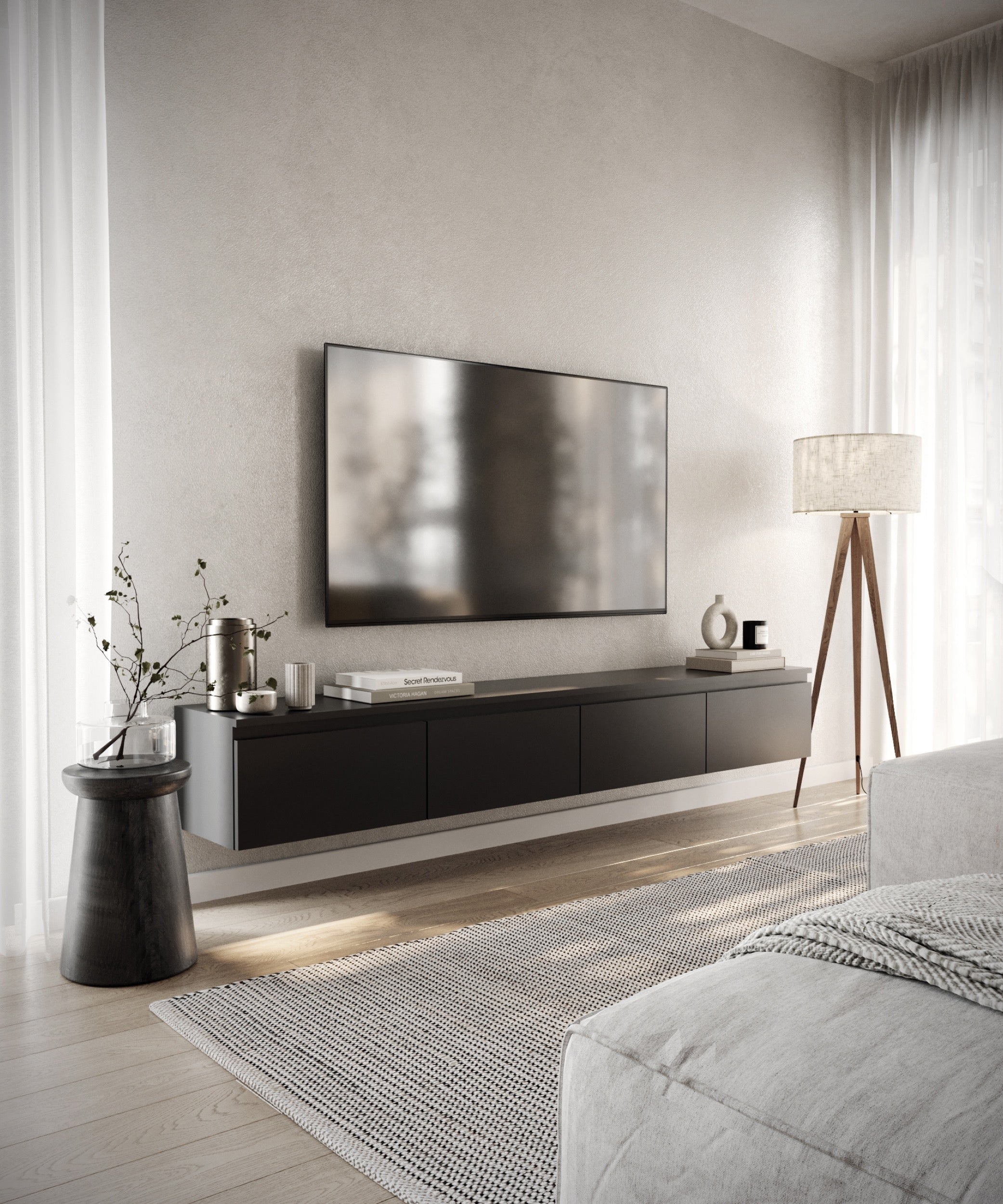 selsey-bemmi-h-ngender-tv-schrank-200-cm-schwarz image 3