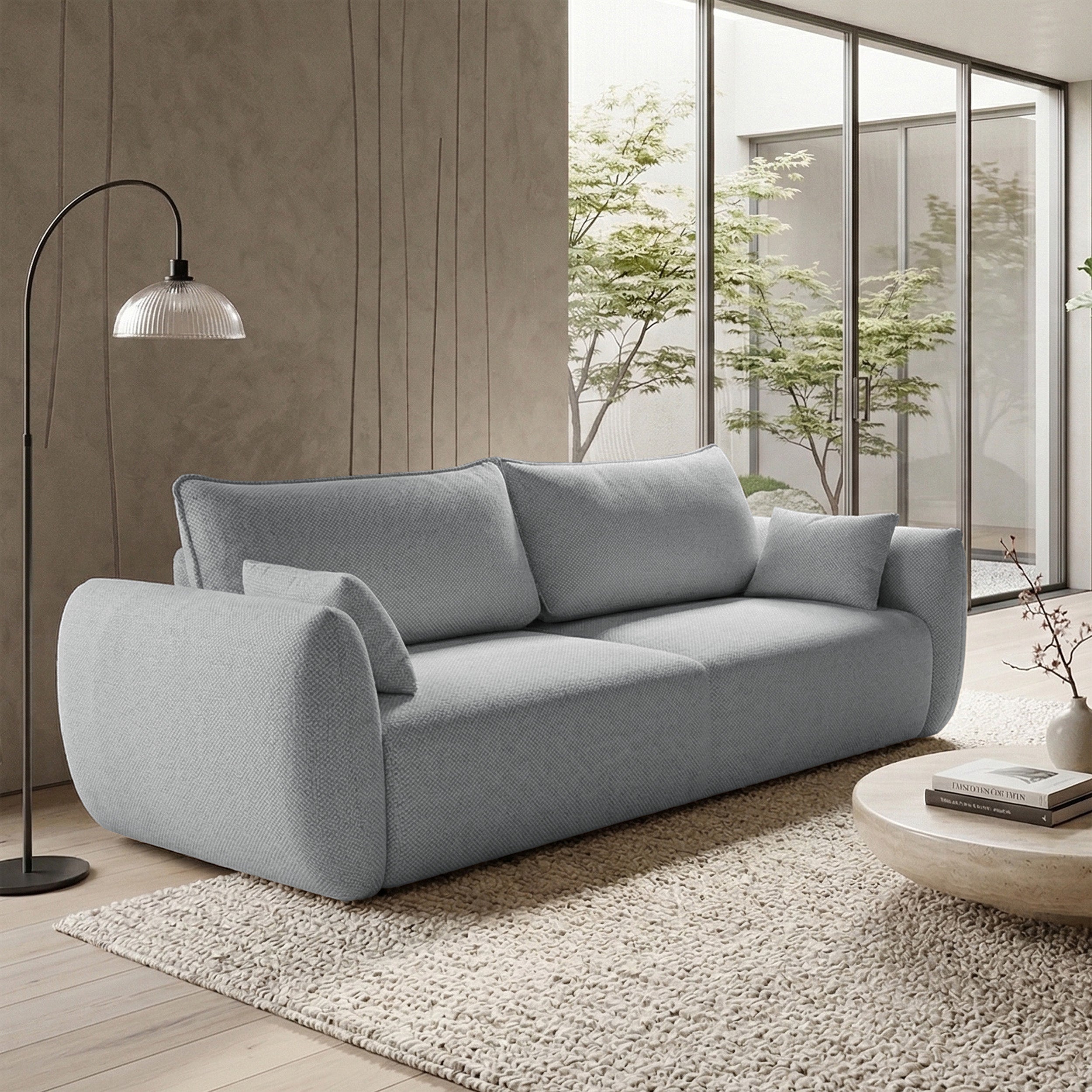 selsey-zordo-ausziehbares-dreisitzer-sofa-mit-stauraum-grauer-chenille-bezug image 2
