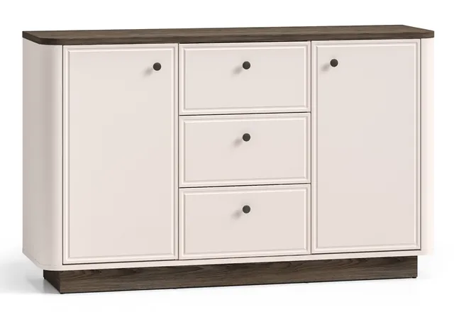 selsey-vilavio-kommode-mit-zwei-t-ren-und-drei-schubladen-138-cm-kaschmir-windm- image 1