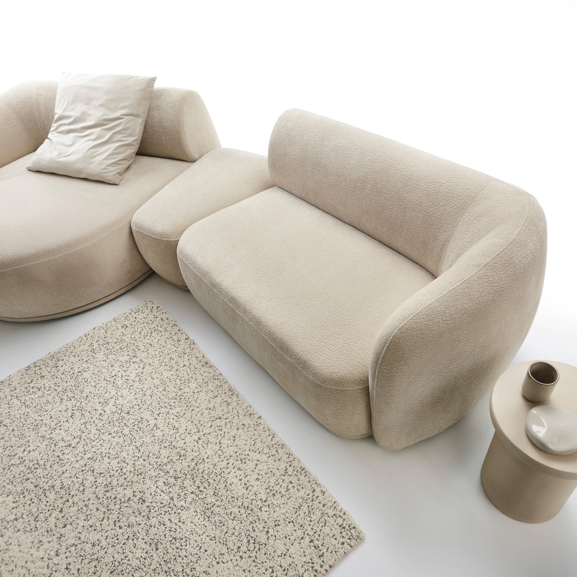 selsey-bommo-modulares-ecksofa-l-form-links-mit-hocker-beige-chenille image 2