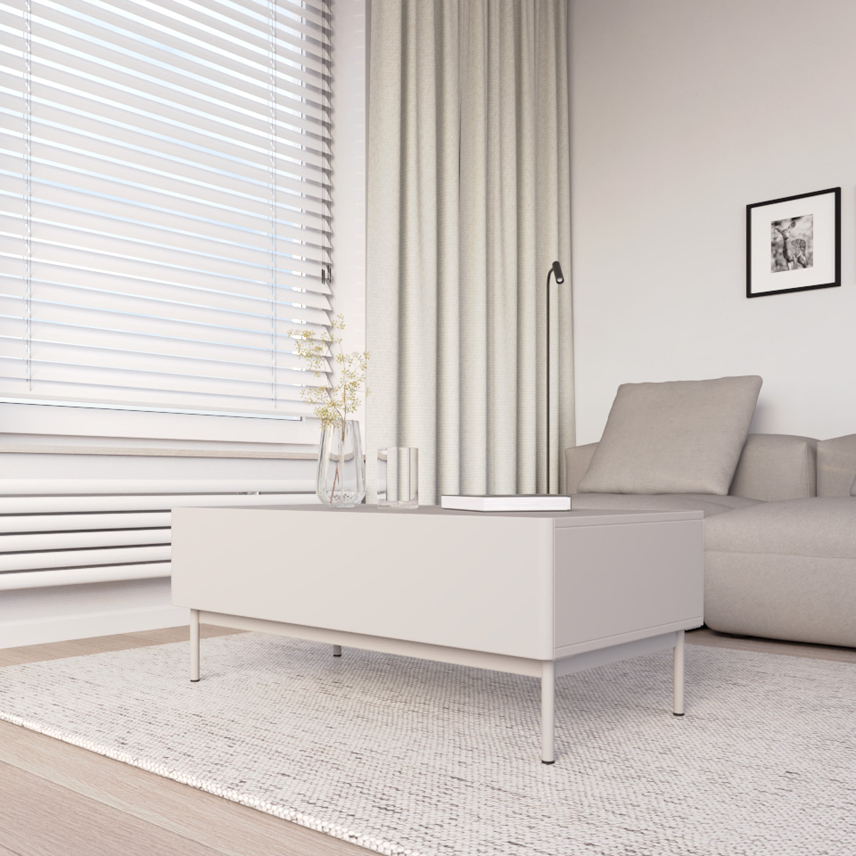 selsey-olio-kaffeetisch-mit-2-klappen-100x53-cm-kaschmir image 2