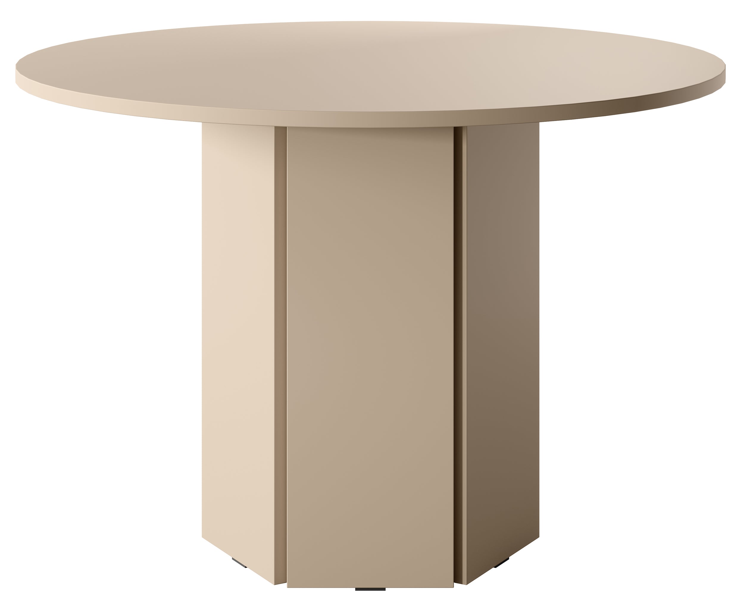 selsey-hexa-runder-esstisch-110-cm-cappuccino image 1