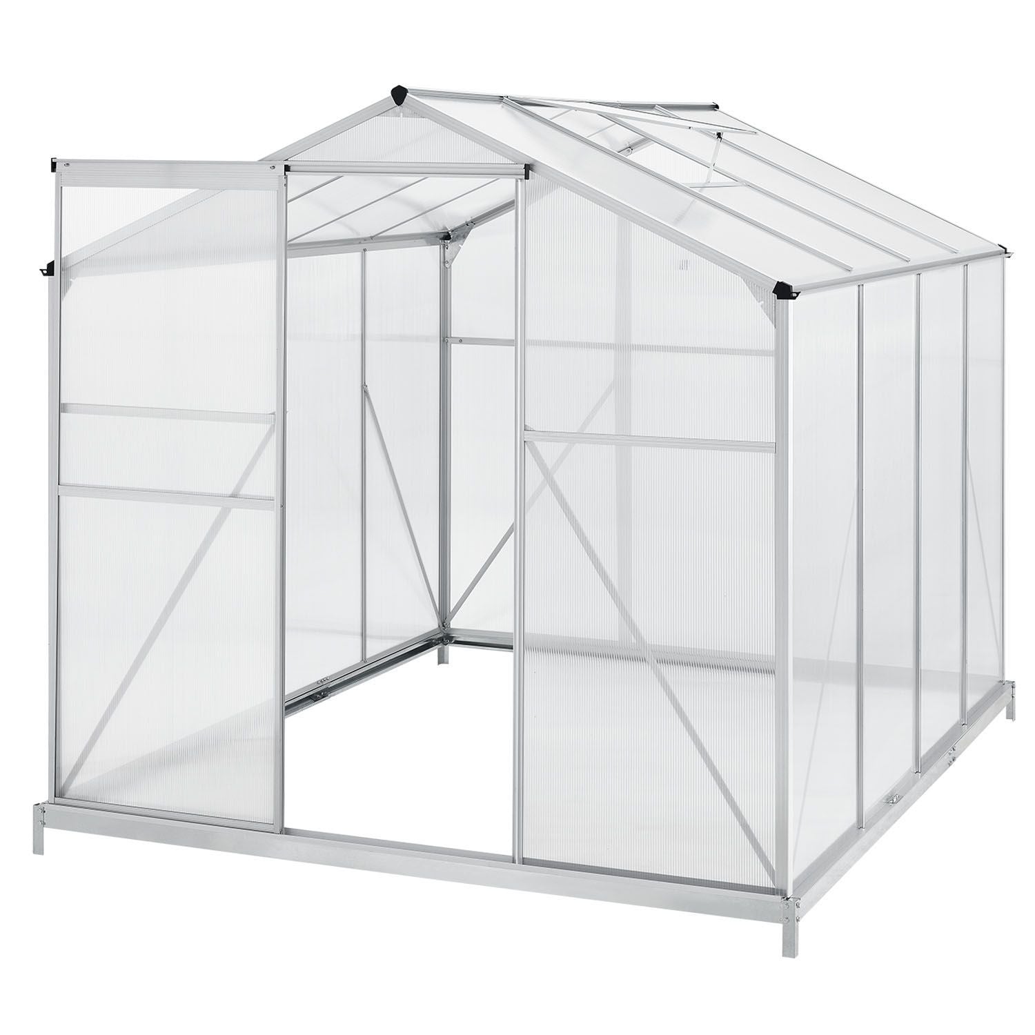 juskys-aluminium-gew-chshaus-190x253-cm-4-75-m-mit-fundament-und-dachfenster image 1
