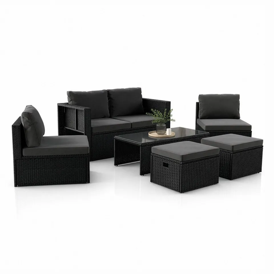 juskys-polyrattan-lounge-salou-garten-lounge-set-f-r-6-personen-mit-kaffeetisch image 1
