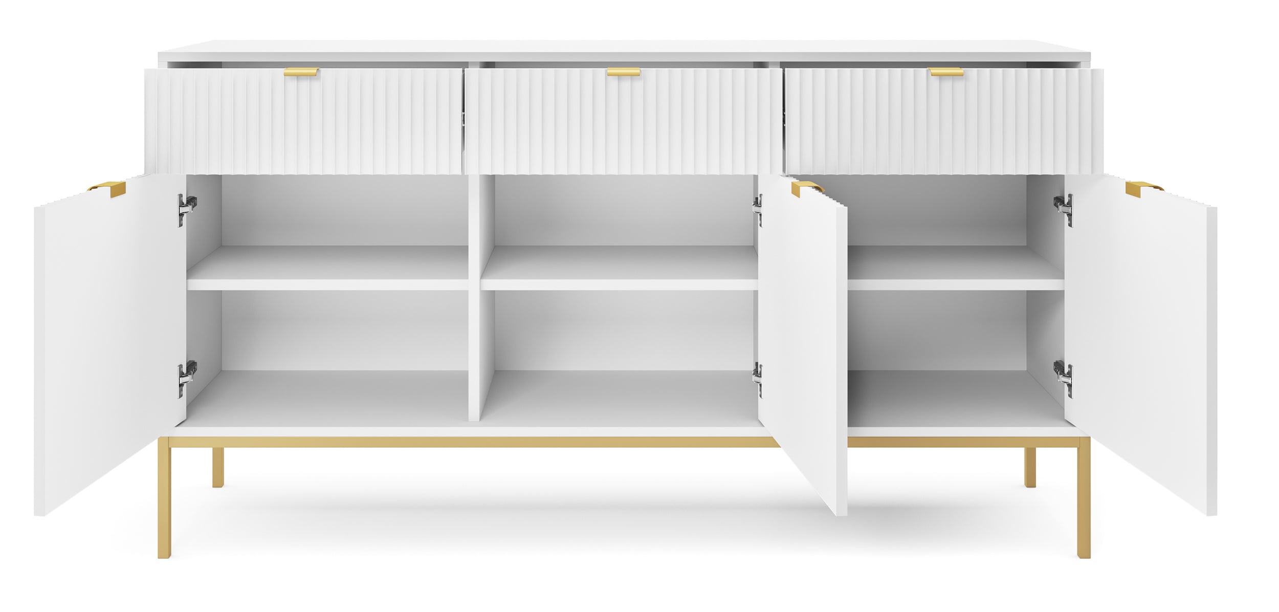 selsey-vellore-dreht-r-kommode-154-cm-wei-gerillte-fronten-goldenes-gestell-6-f- image 6