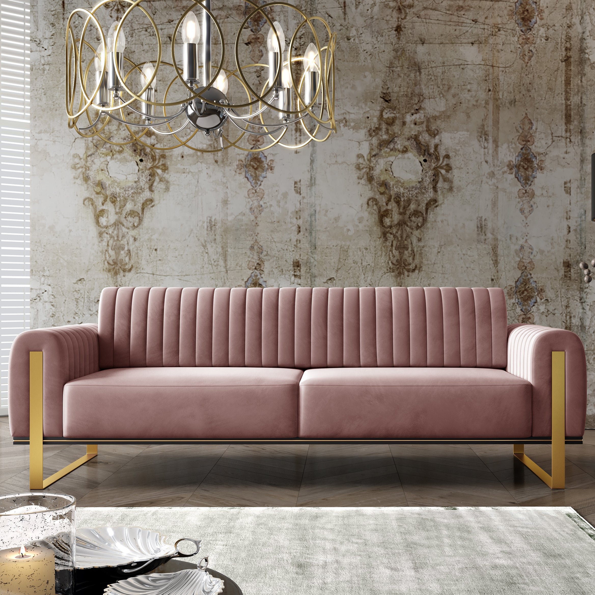 selsey-parissa-dreisitziges-sofa-3-sitzer-rosa-velours image 1