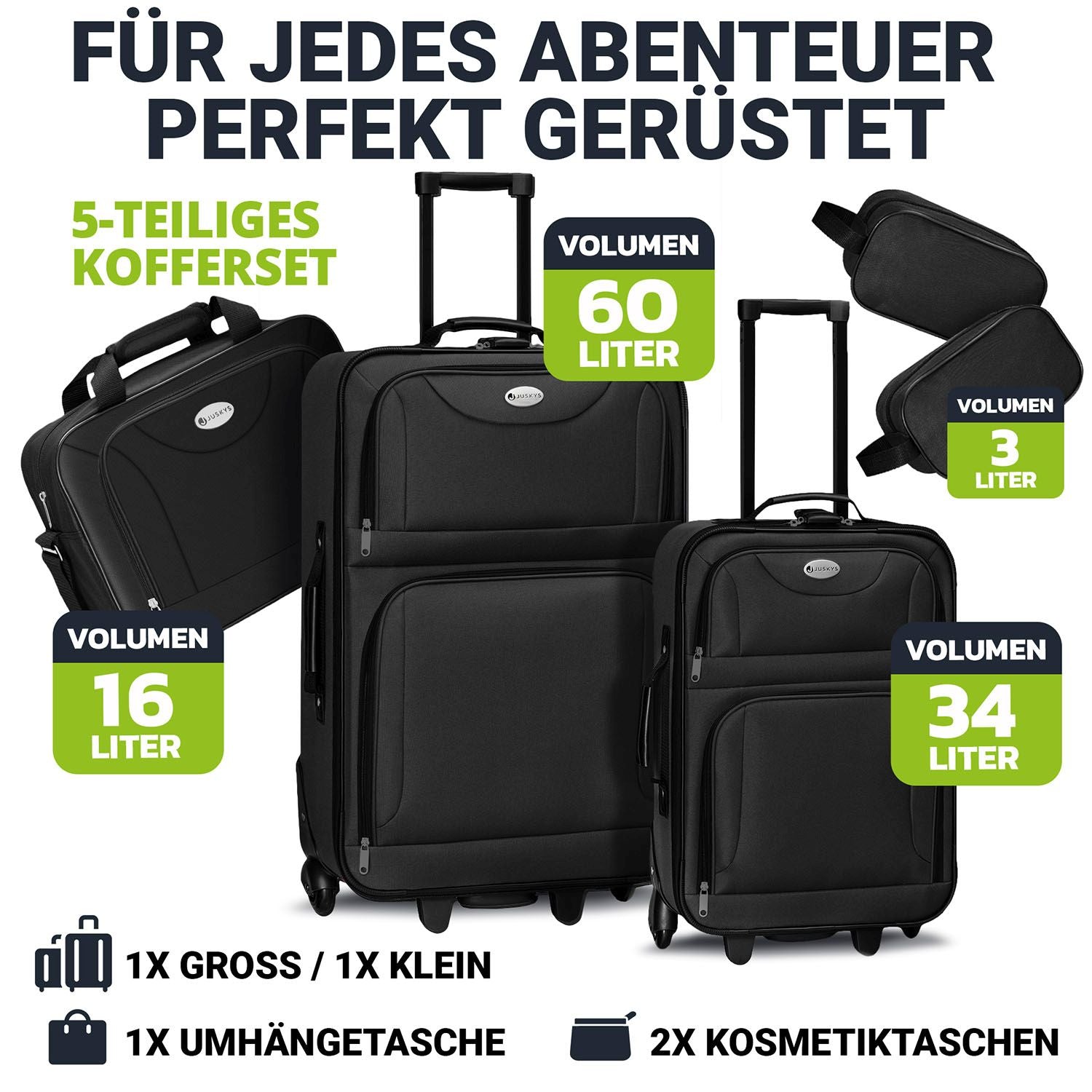 juskys-reise-trolley-kofferset-athen-5-teilig-schwarz image 4
