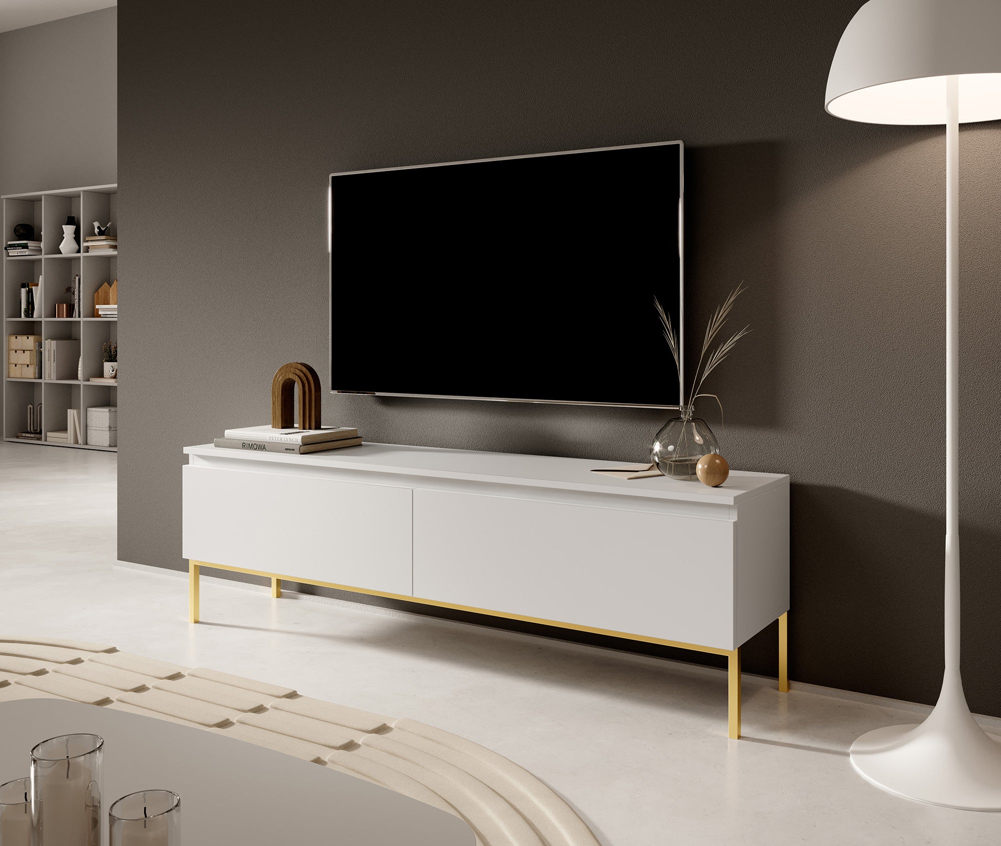 selsey-bemmi-tv-schrank-150-cm-wei-mit-goldenen-beinen image 2