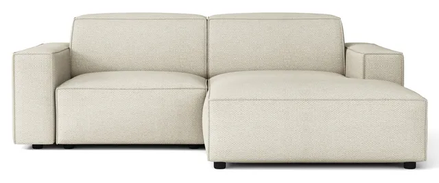 selsey-sellmo-modulares-ecksofa-rechts-l-form-klein-creme-chenille-hydrophob image 1
